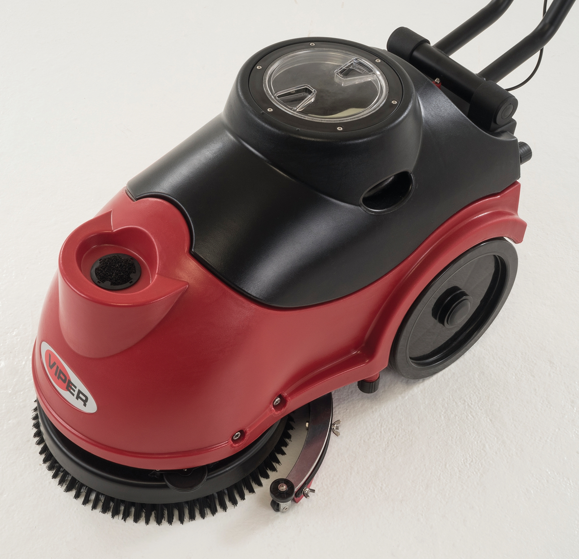 Fang 15B walk behind micro floor scrubber top view